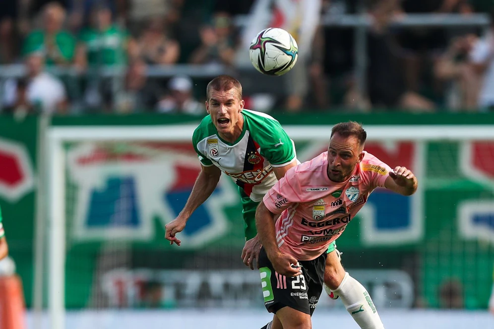Rapid startet mit einem 0:2 gegen Hartberg