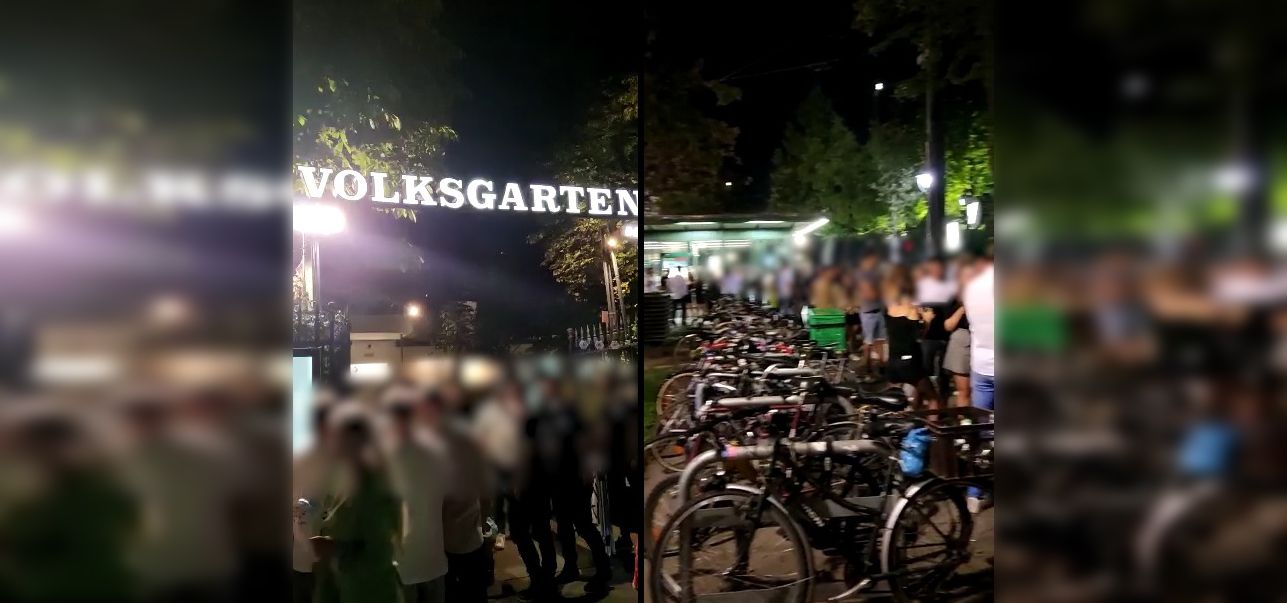 Riesige Warteschlange vor dem Voga in Wien