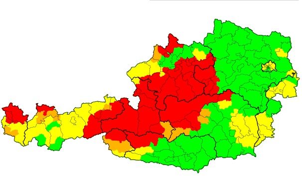UWZ - rotte Wetterwarnung