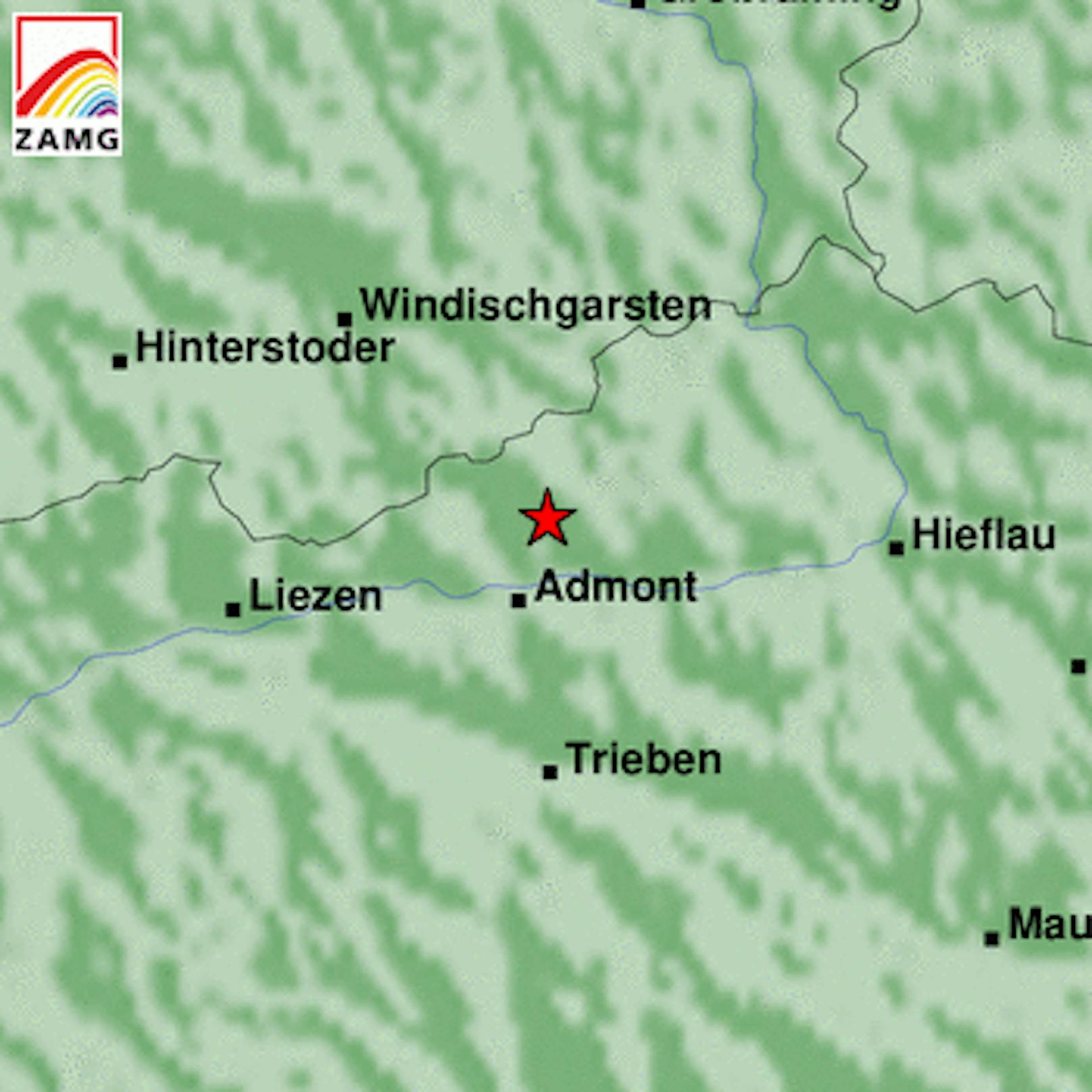 Erdbeben bei Admont in der Steiermark