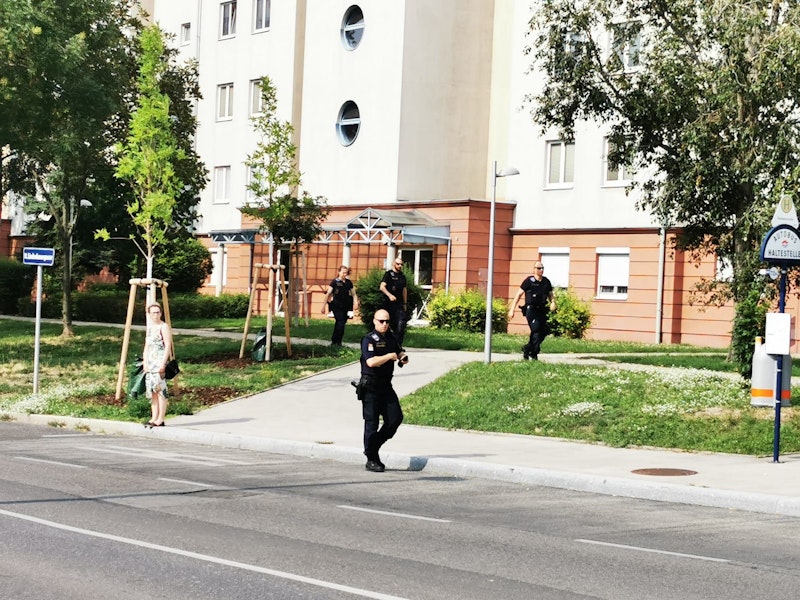 Großeinsatz in Wien-Simmering