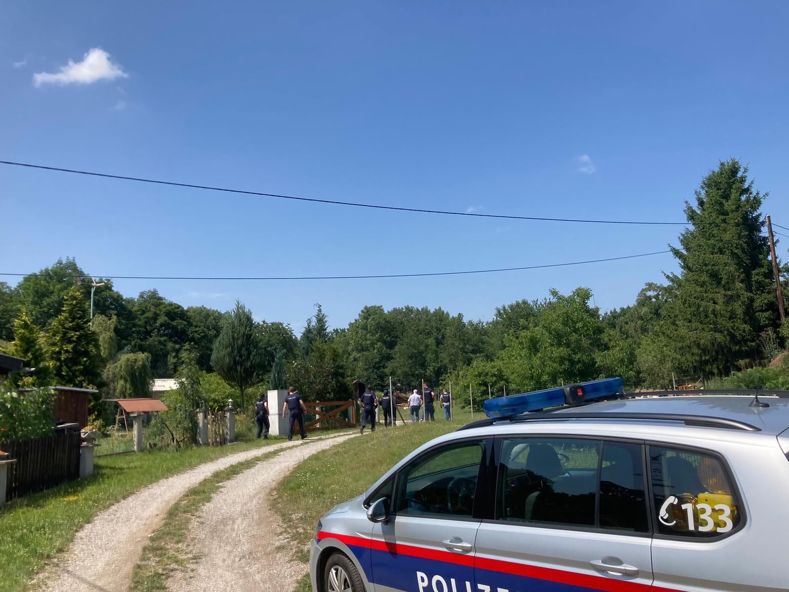 Die Einsatzkräfte vor Ort.