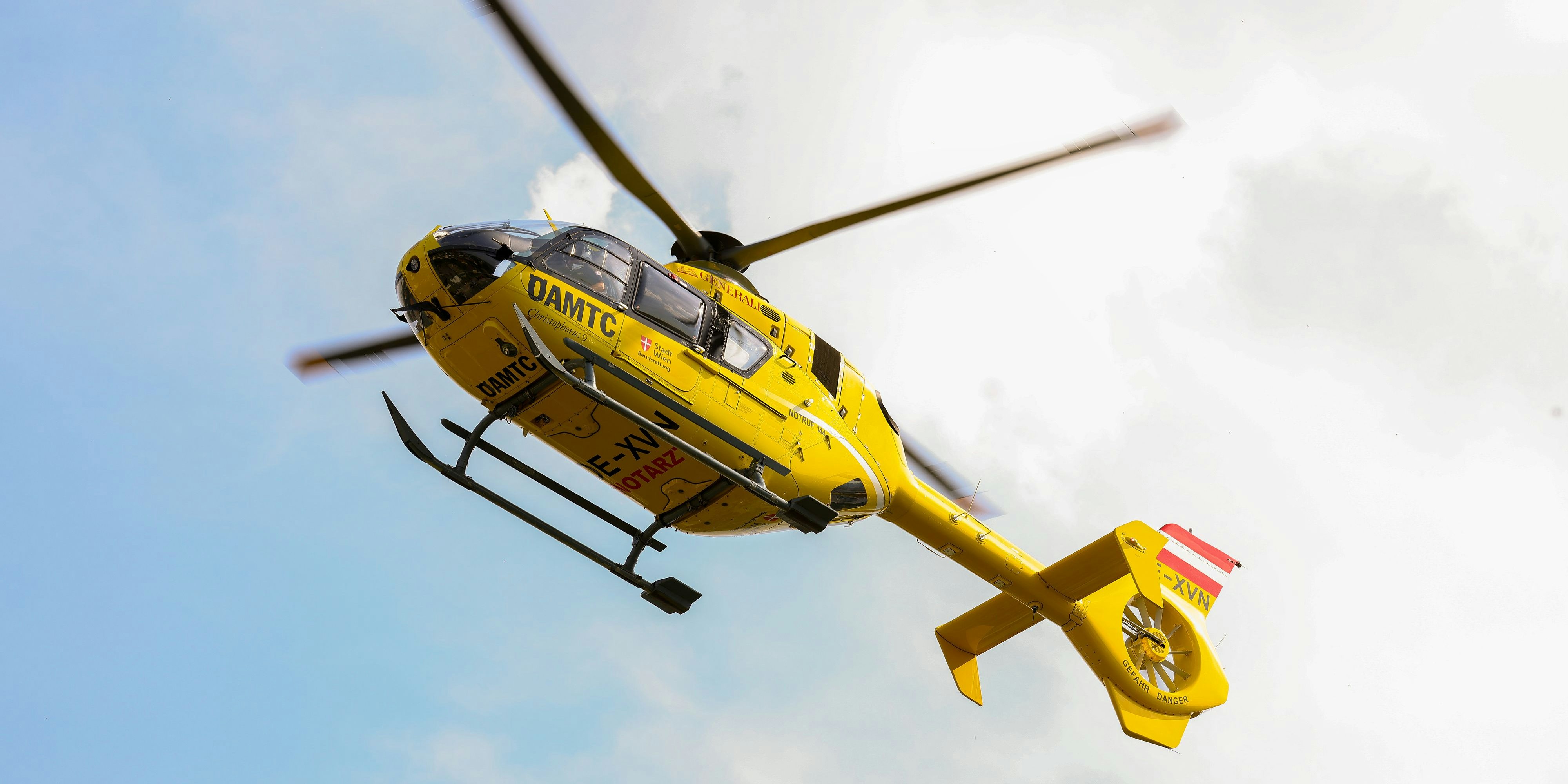 Die 10-Jährige wurde mit dem Rettungshubschrauber ins Pyhrn-Eisenwurzen-Klinikum Steyr geflogen.