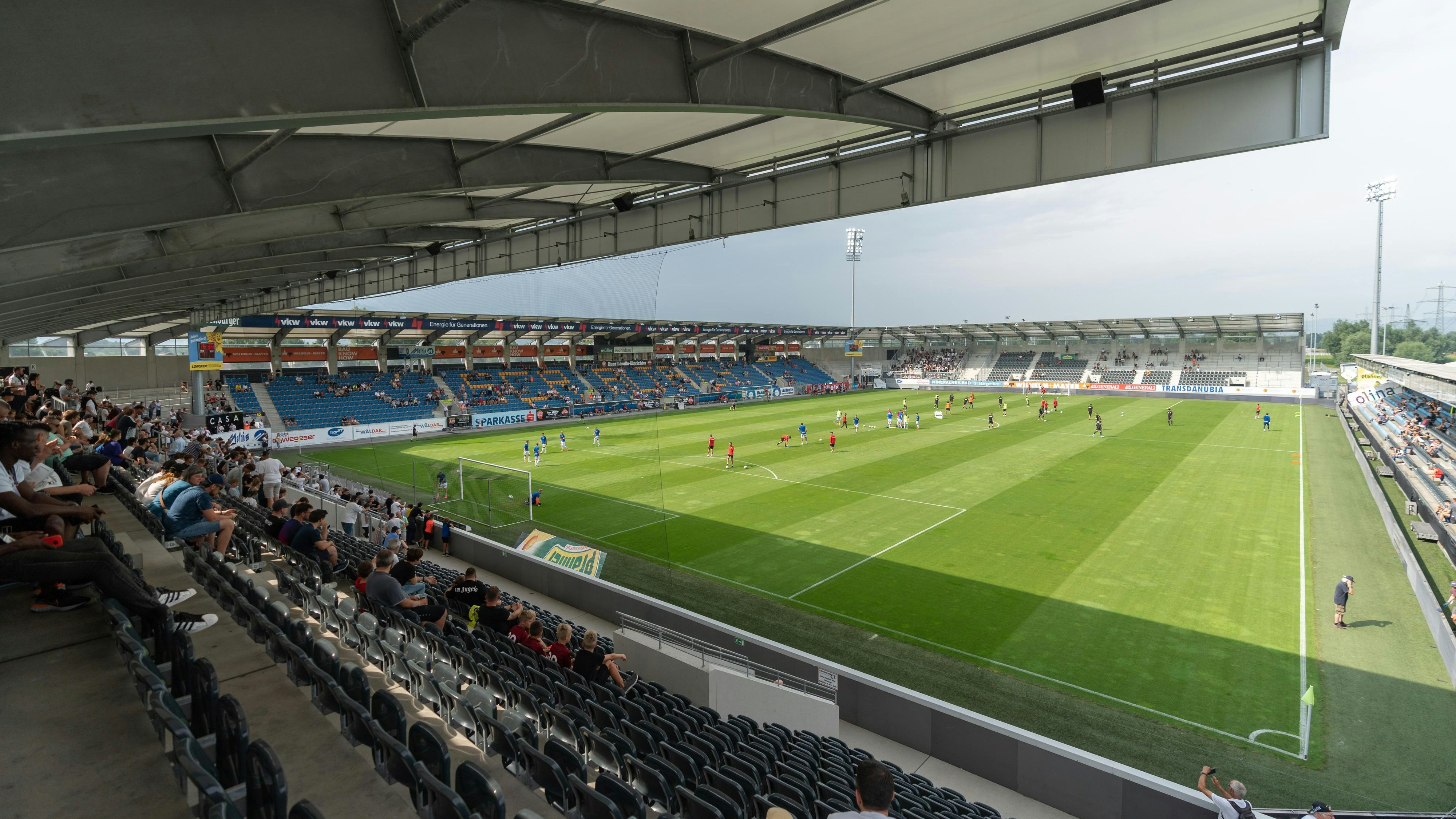 Die Cashpoint Arena – das Fußballstadion von Altach.