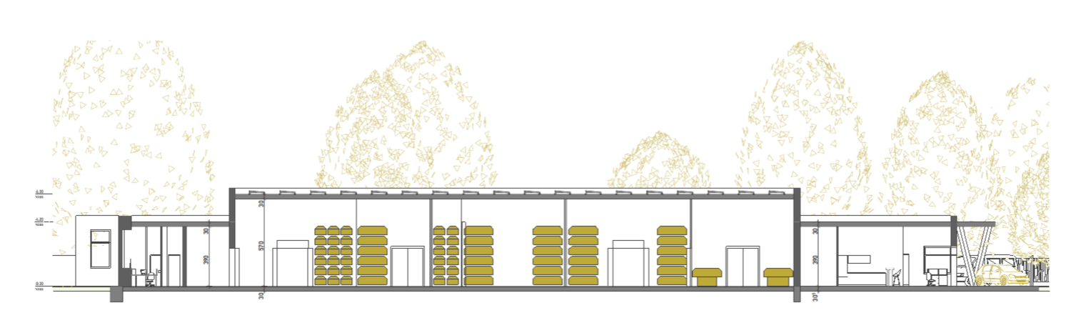 Die neue Leichenhalle 11 am Wiener Zentralfriedhof bietet Platz für über 400 Särge. 
