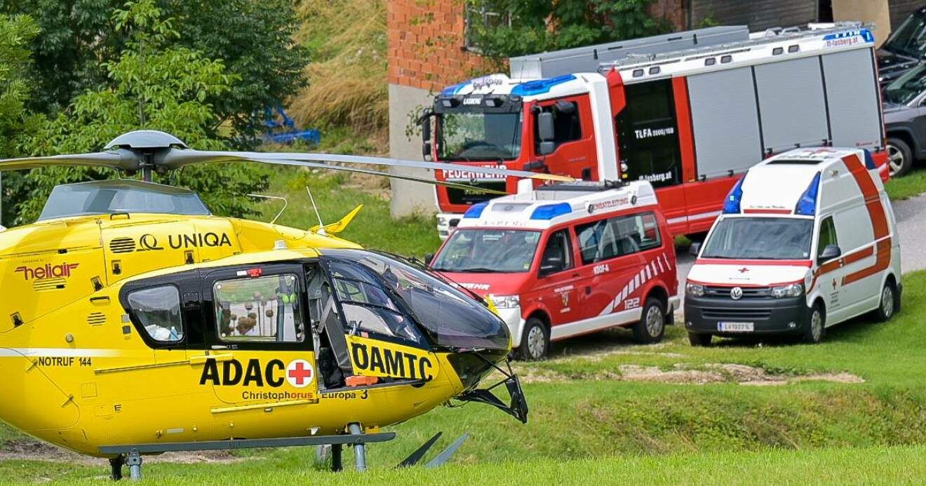 In Lasberg (Bez. Freistadt) läuft derzeit ein Großeinsatz der Helfer. 