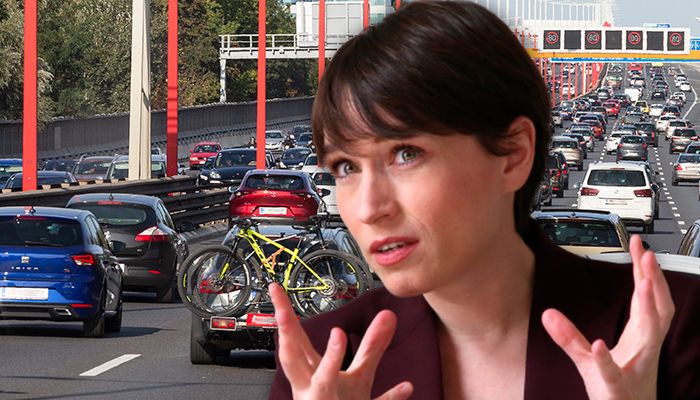 Sigrid Maurer (Grüne) rechtfertigt die Evaluierung der geplanten Straßenprojekte.