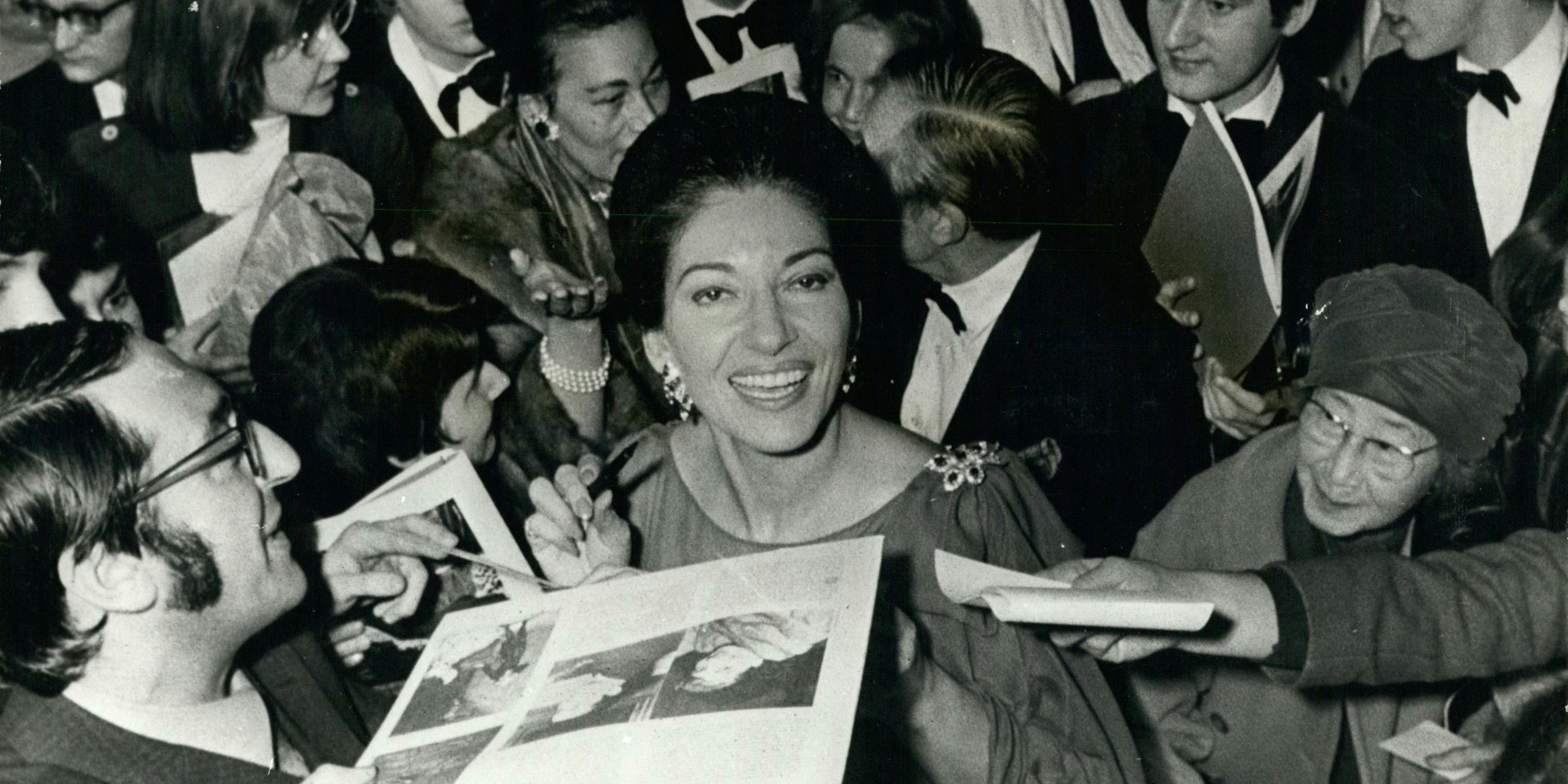 Die legendäre Maria Callas.