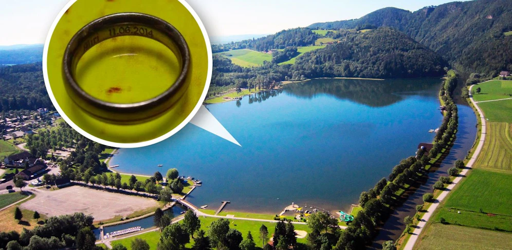 Im Stubenbergsee (Stmk.) verlor Miris Ehemann seinen Ring.
