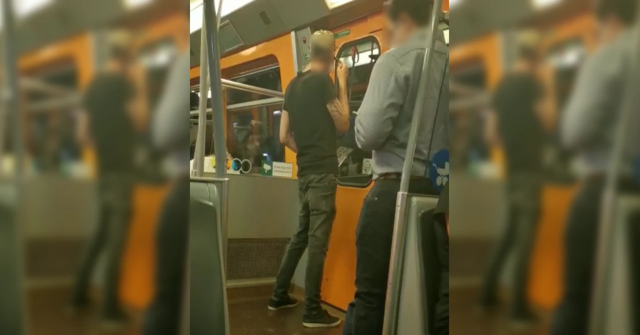 Dieser Wiener hatte wohl zu wenig Zeit um sich Morgens fertig zu machen