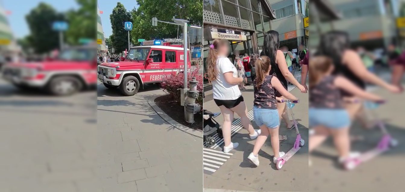 Feuerwehr-Einsatz in der U3-Station Zippererstraße