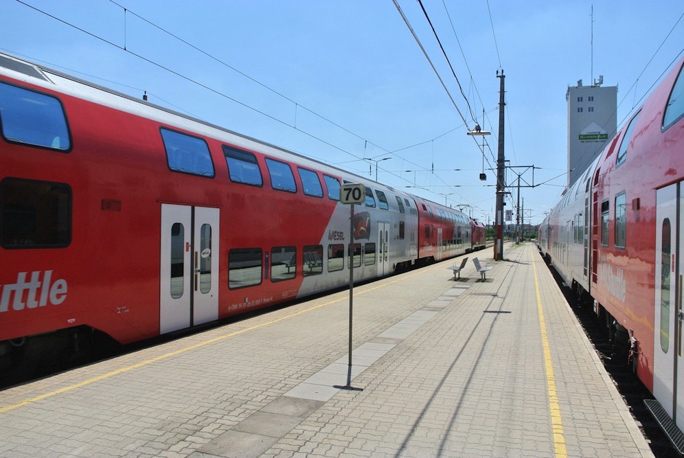 So sieht der Bahnhof aktuell noch aus.