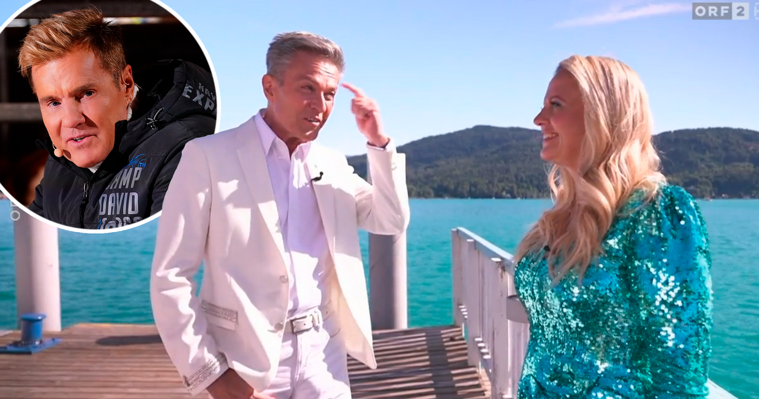 Alfons Haider mit dem Seitenhieb gegen Dieter Bohlen