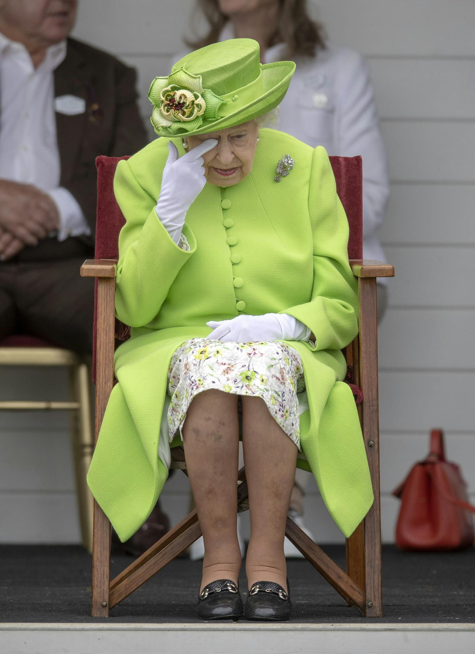 Ganz in Grün: Queen Elizabeth II