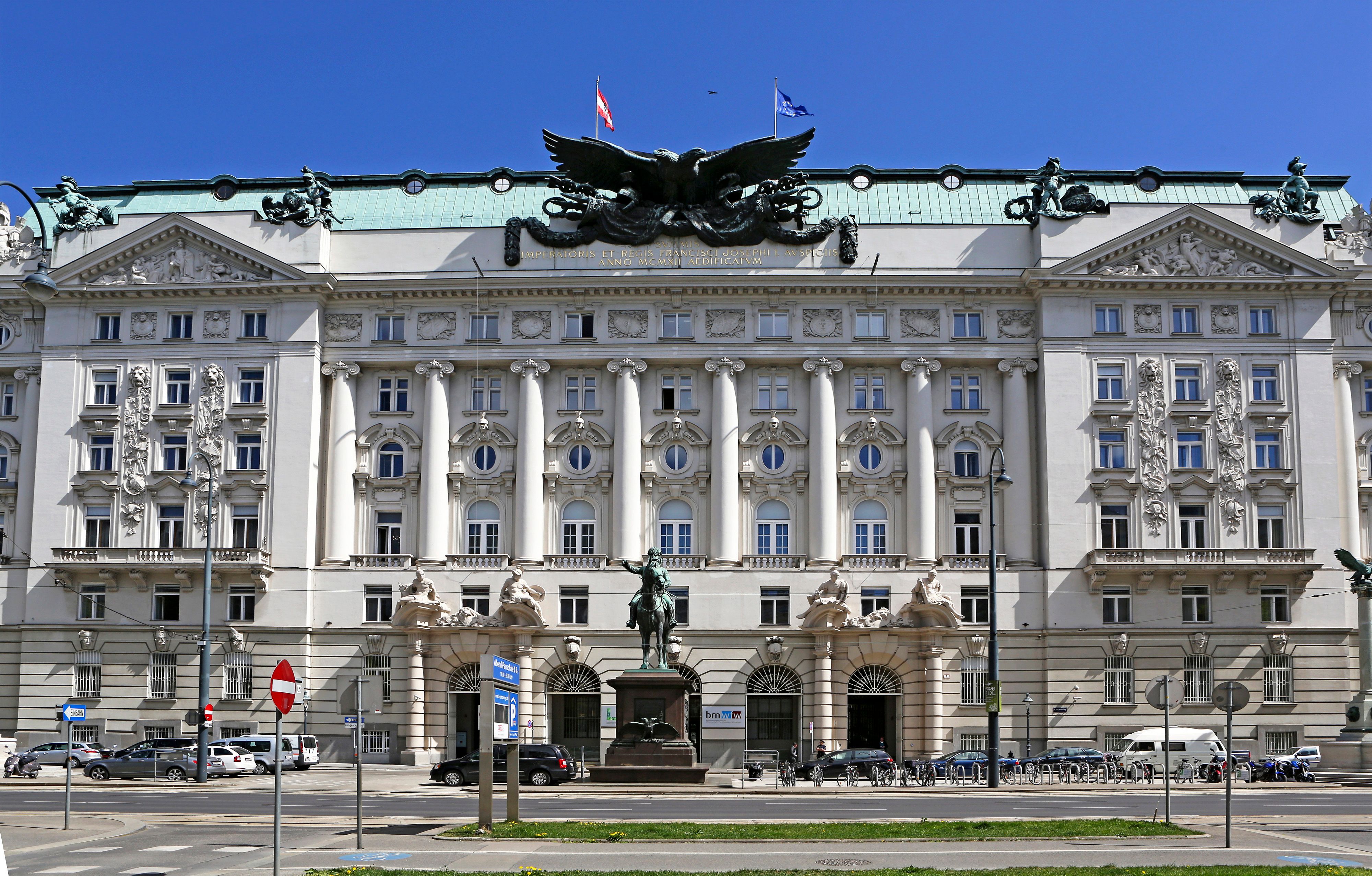 Das Sozial- und Wirtschaftsministerium am Stubenring 1.