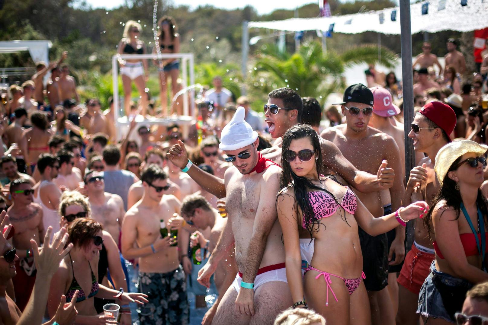 Der Partystrand Zrce auf der Insel Pag ist eine beliebte Festival-Location. Archivbild, 2012