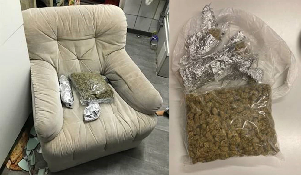 Rund 750 Gramm Marihuana hatte der Mann im Backrohr versteckt.