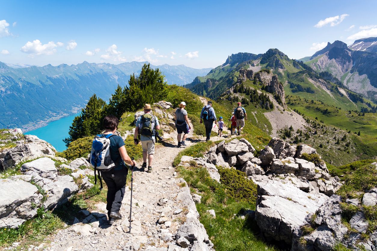 Wanderer in den Bergen (Symbolfoto)