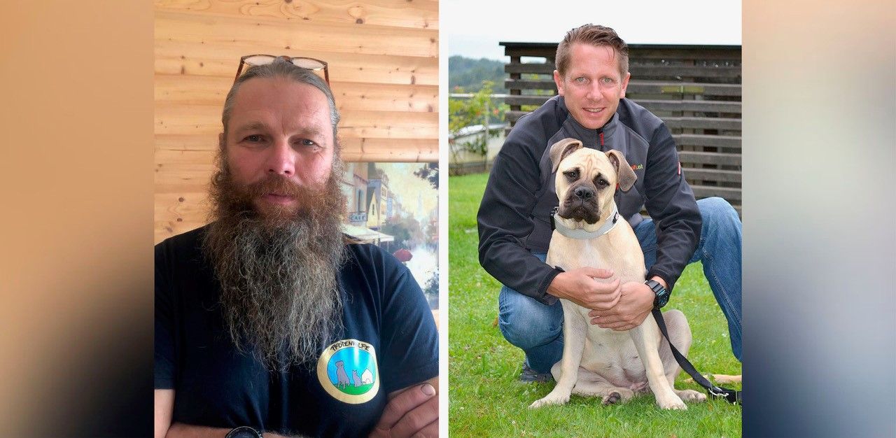 Jürgen Stadler von der Pfotenhilfe Lochen und Dog-Profi Sascha Steiner sprechen mit "Heute" über das Verhalten des Hundes.