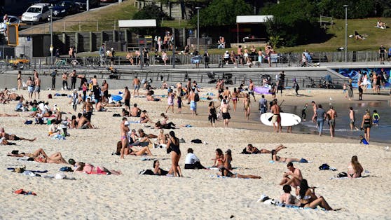 Volle Strände trotz Lockdown in Sydney