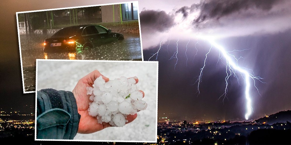 Neue Unwetter werden Samstagabend (31. Juli 2021) und in der Nacht auf Sonntag erwartet.