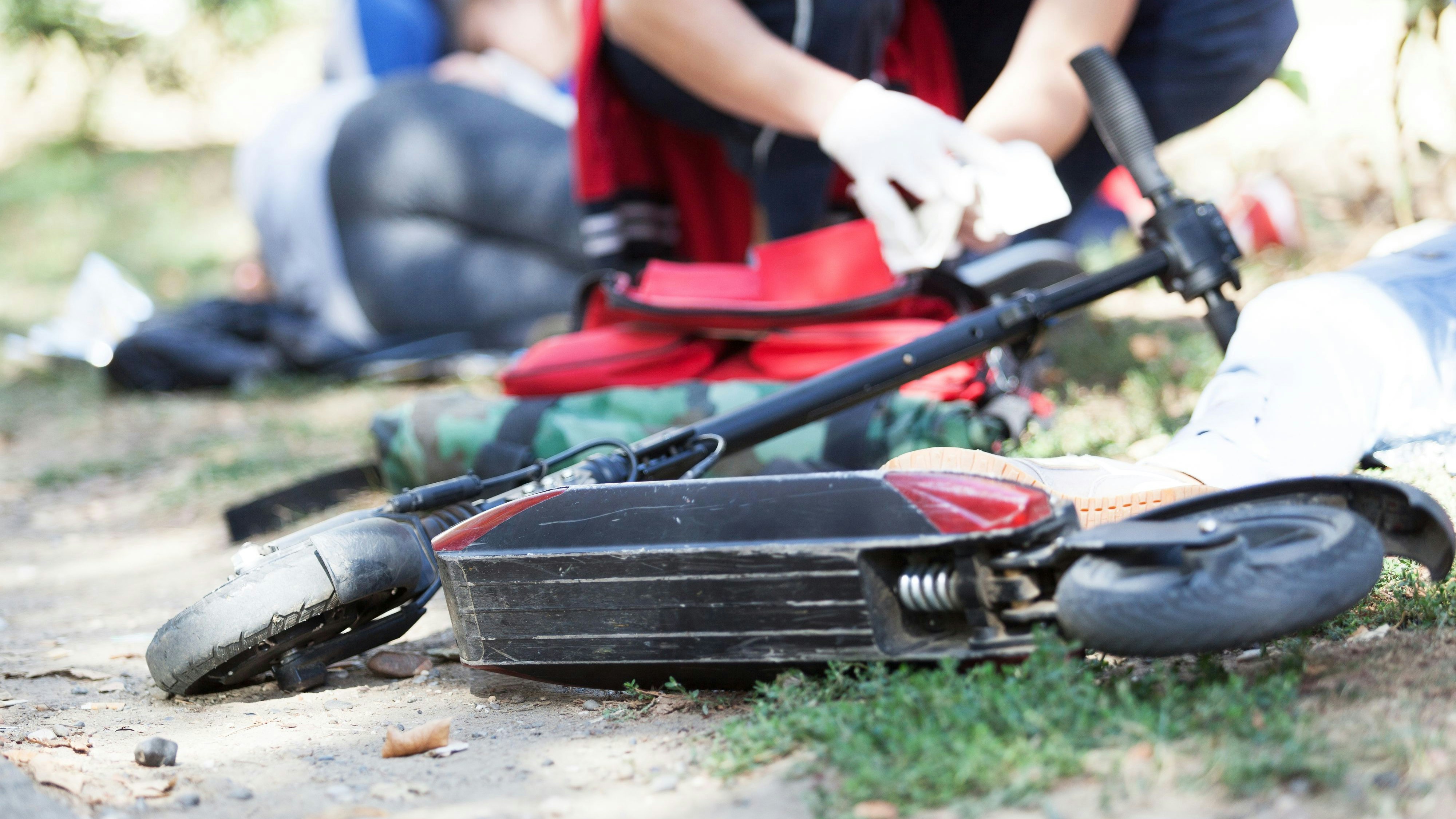 E-Scooter, Unfall