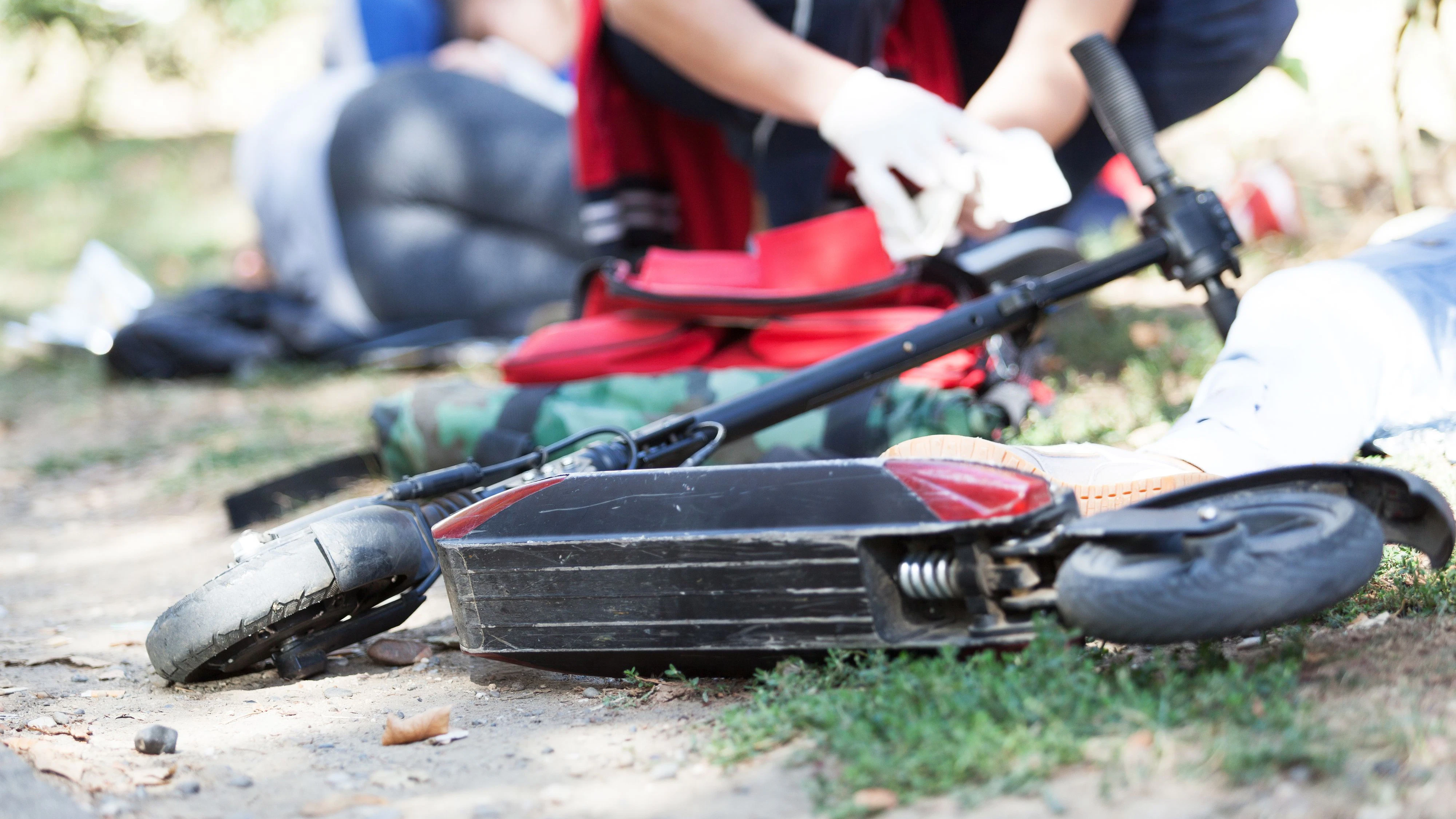 E-Scooter, Unfall