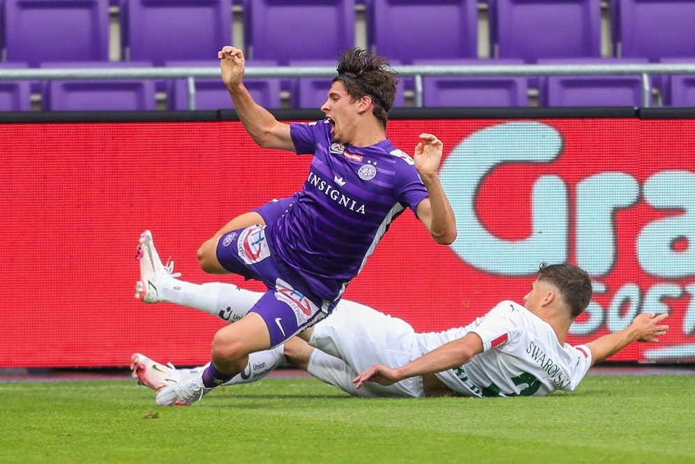 Harter Kampf zwischen der Austria und Wattens.