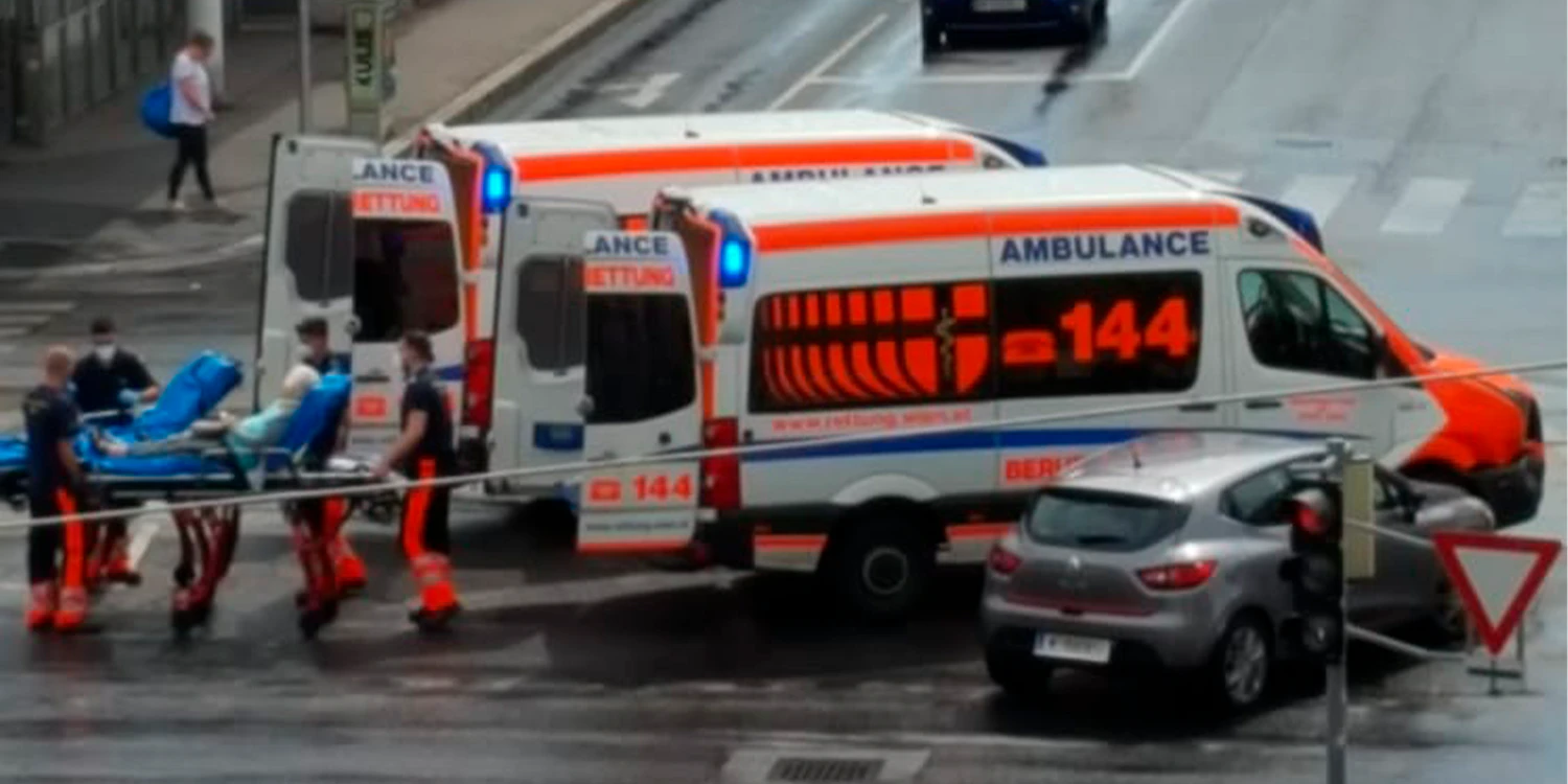 Die Patientin musste umgeladen werden.