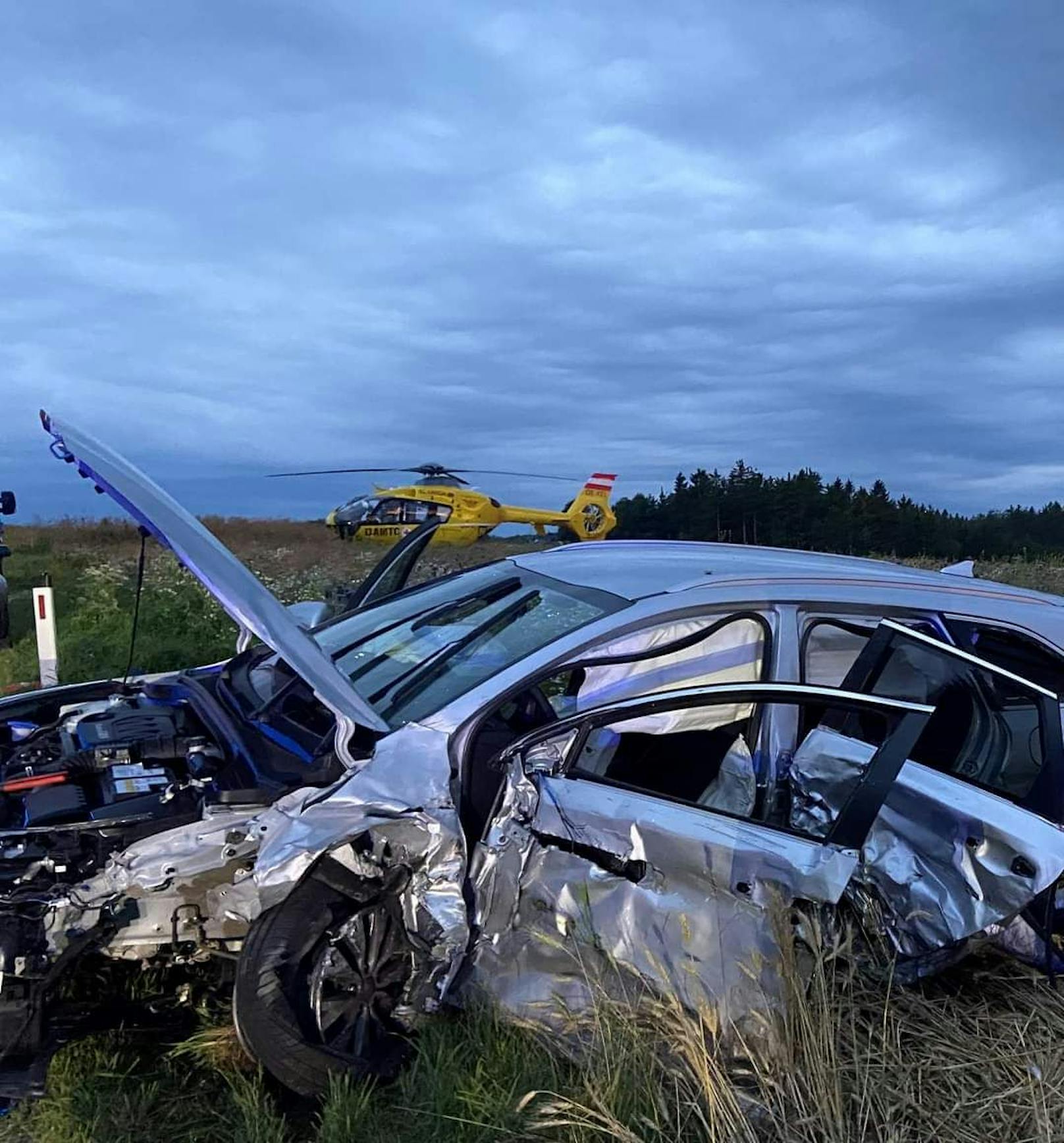 Schwerer Verkehrsunfall im Bezirk Zwettl