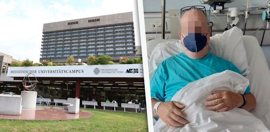 Ein Wiener (62) wurde trotz starker Blutung nicht in der AKH-Notaufnahme behandelt.