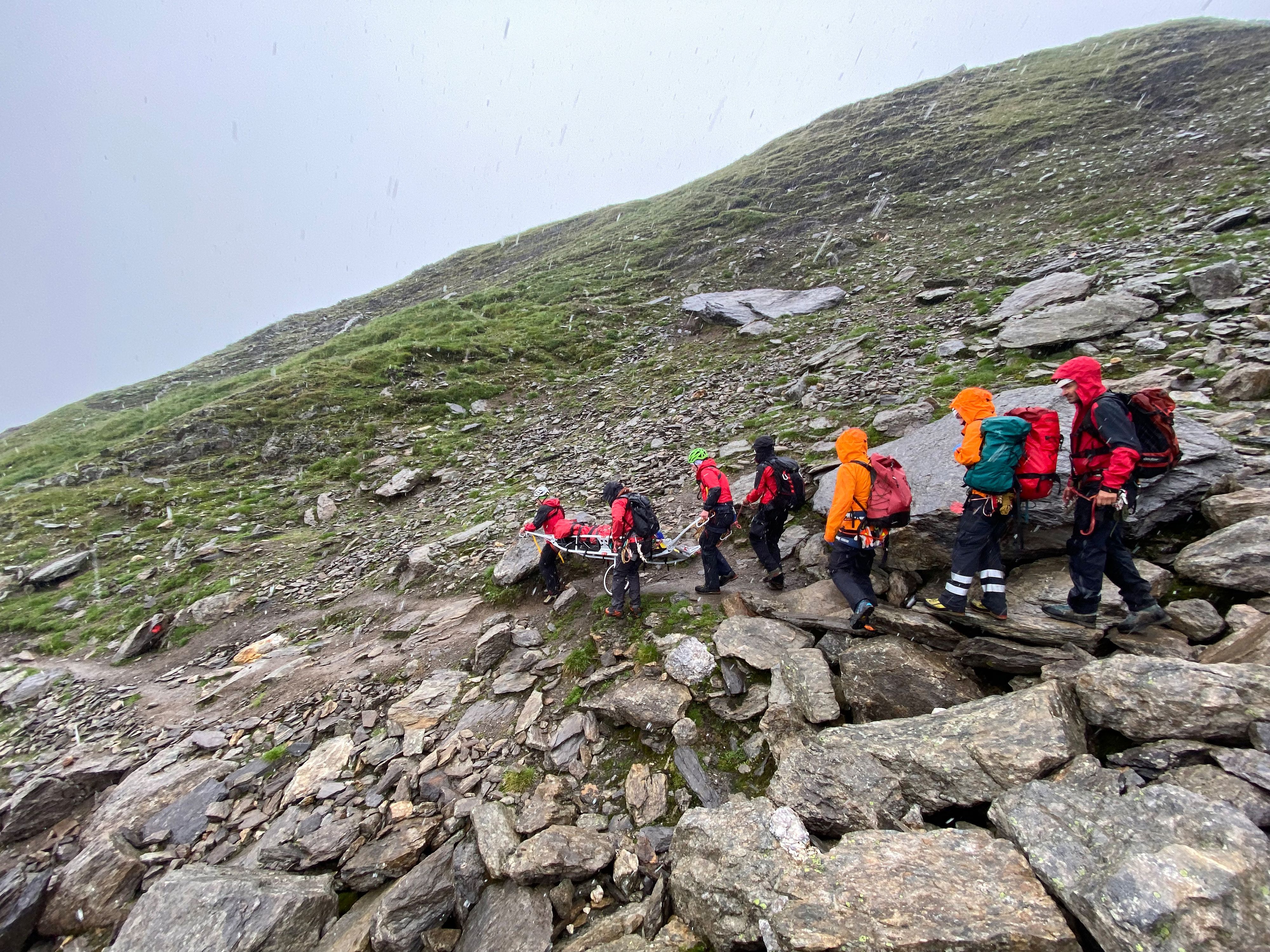 Tödlicher Alpinunfall auf der Ahornspitze in den Zillertaler Alpen am 2. August 2021.