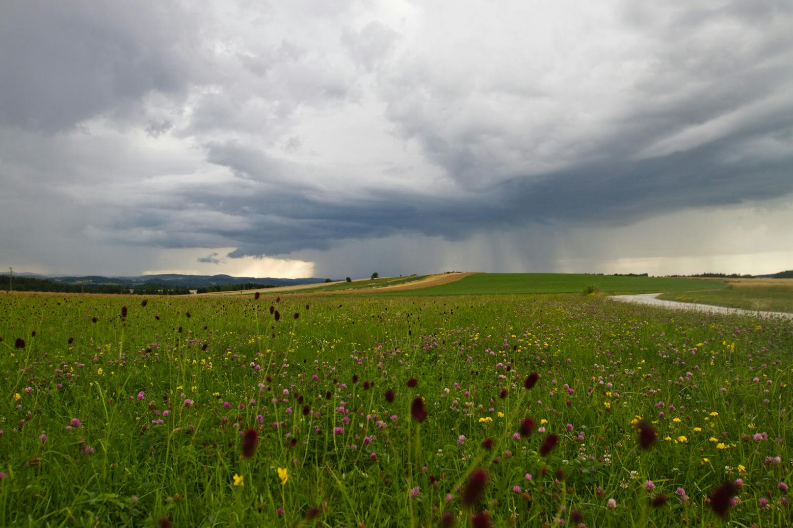Gewitterwolken über Niederösterreich. Symbolbild
