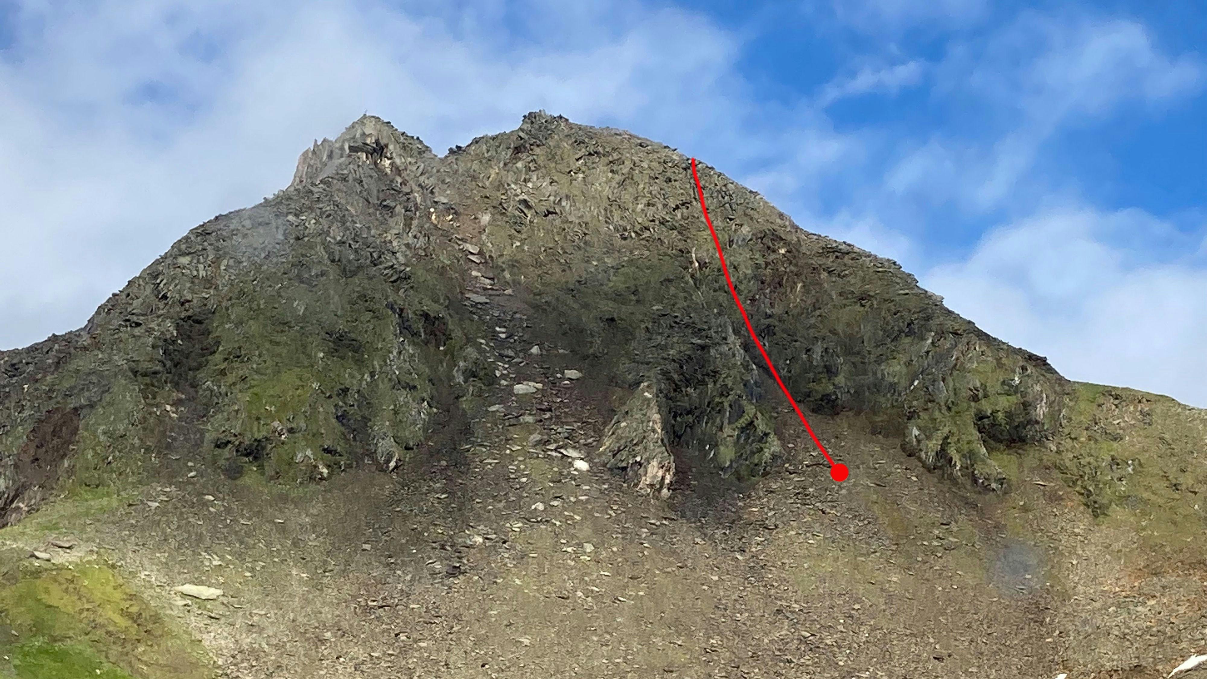 Tödlicher Alpinunfall auf der Ahornspitze in den Zillertaler Alpen am 2. August 2021.