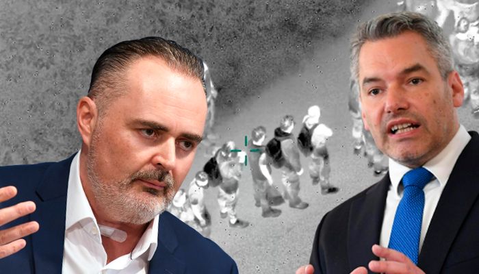 Der Streit zwischen Burgenland-Chef Doskozil und Innenminister Nehammer wegen der Flüchtlingspolitik nimmt Fahrt auf.