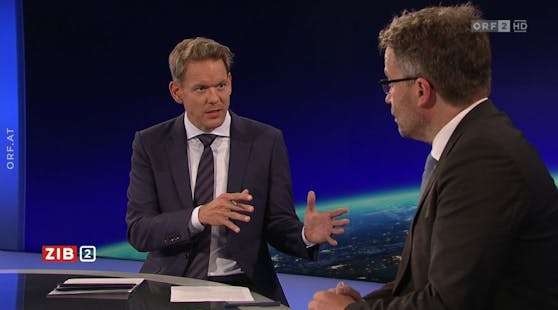 AMS-Chef Kopf in der ZIB2 am 2. August 2021.