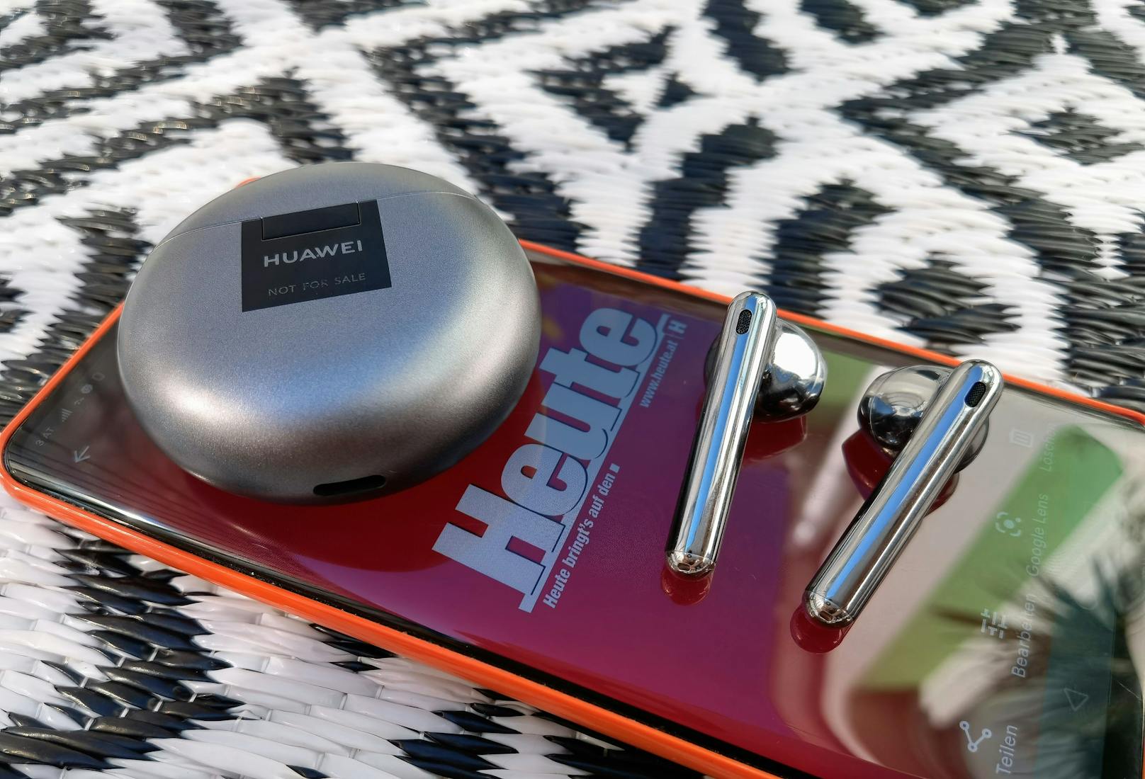 Huawei FreeBuds 4 im Test: Cooler Look und guter Sound.