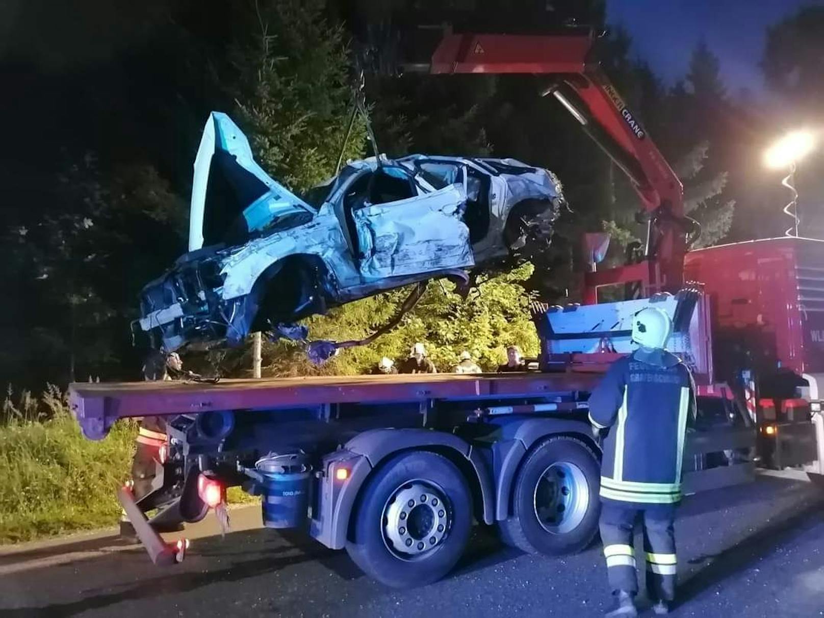 Schwerer Verkehrsunfall im Bezirk Zwettl