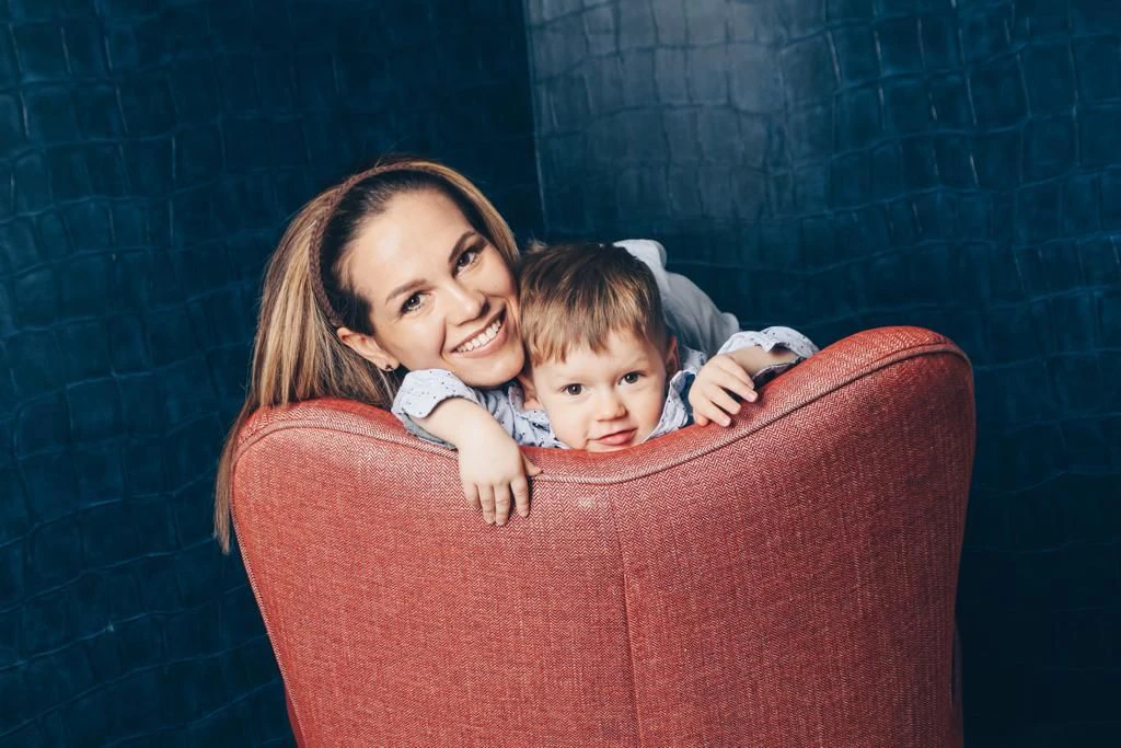 Claudia N. mit Sohn Paul