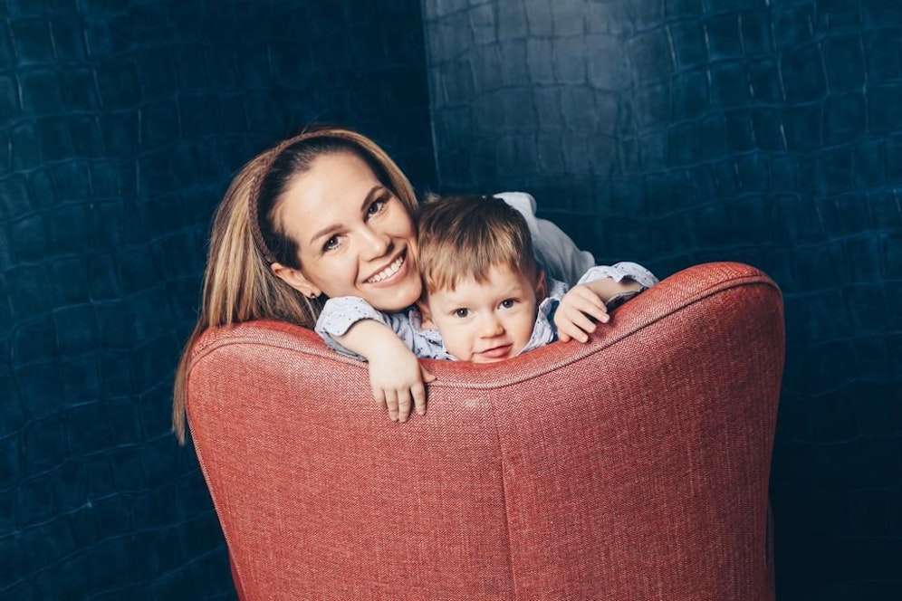 Claudia N. mit Sohn Paul