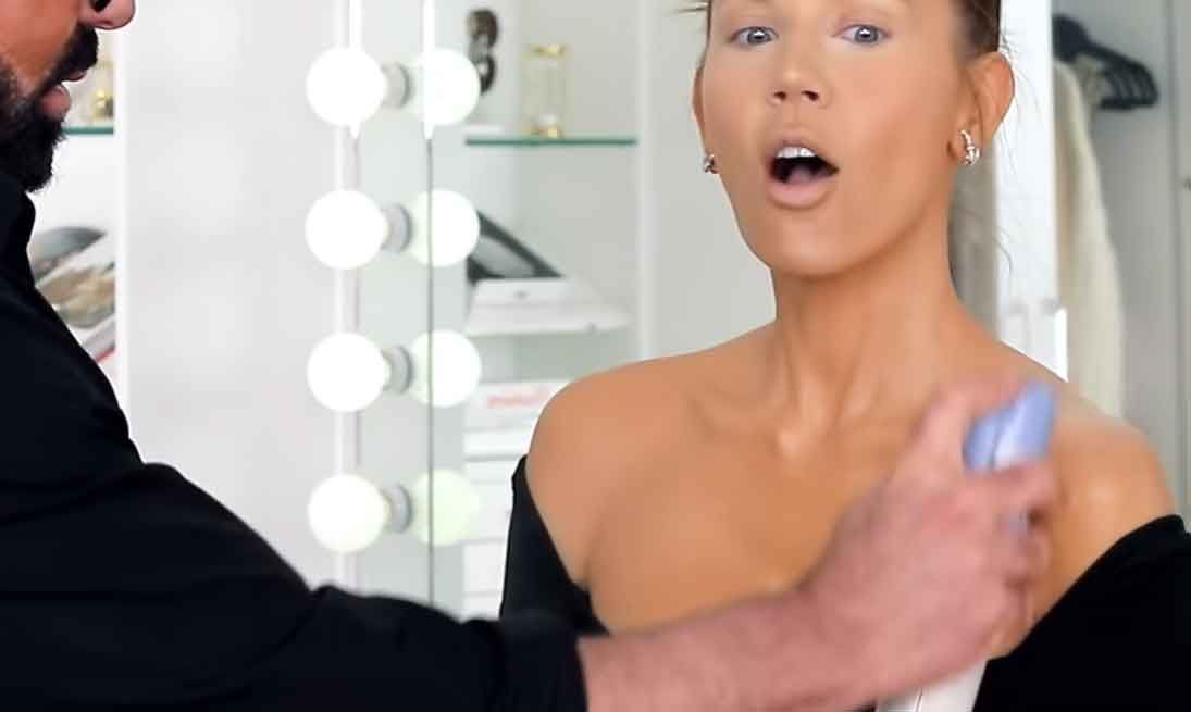 Wenn der Glow überrascht: Scott Barnes präsentierte bei der YouTuberin Tati Westbrook sein Geheimnis