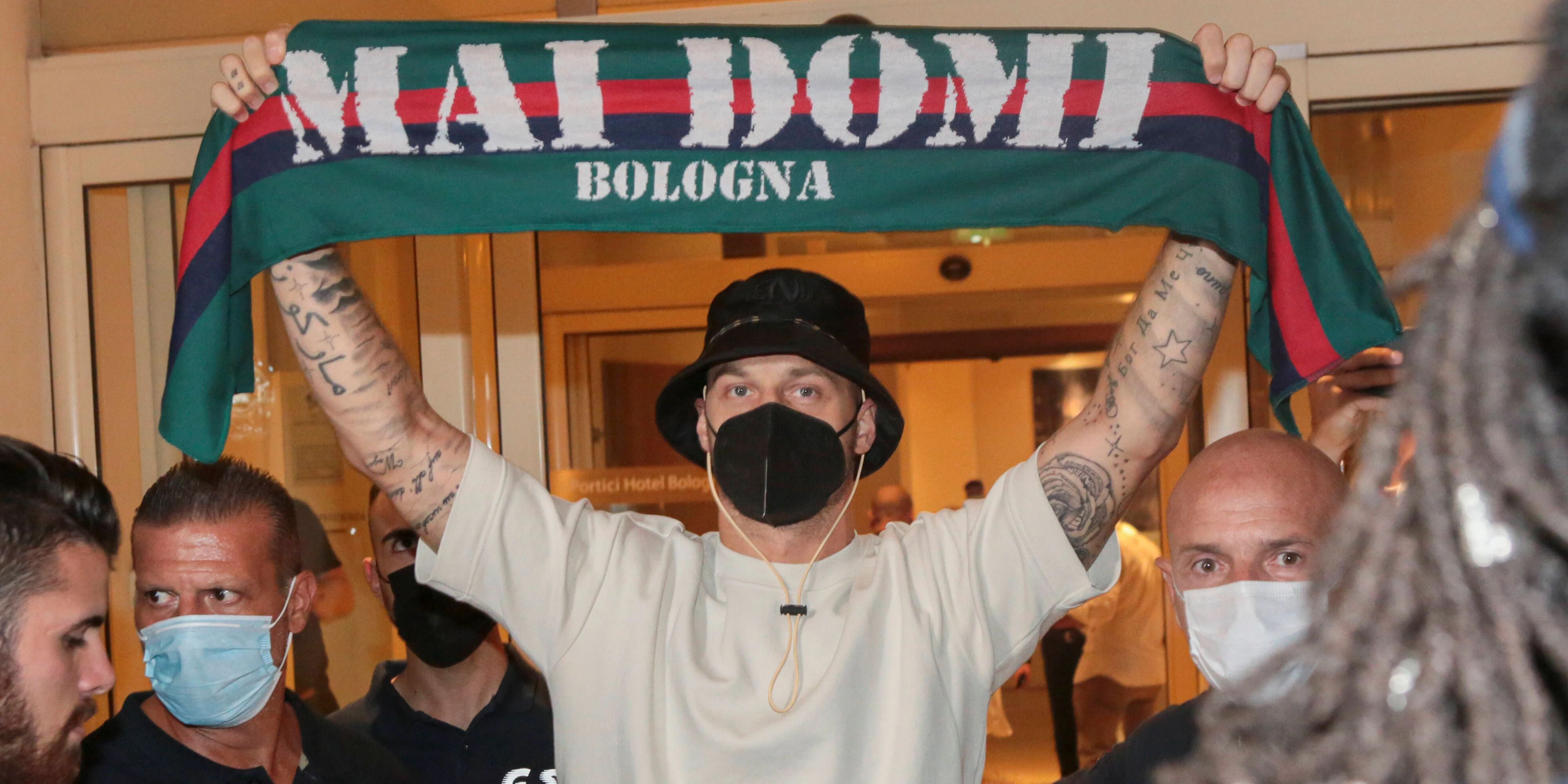 Marko Arnautovic wurde euphorisch empfangen.