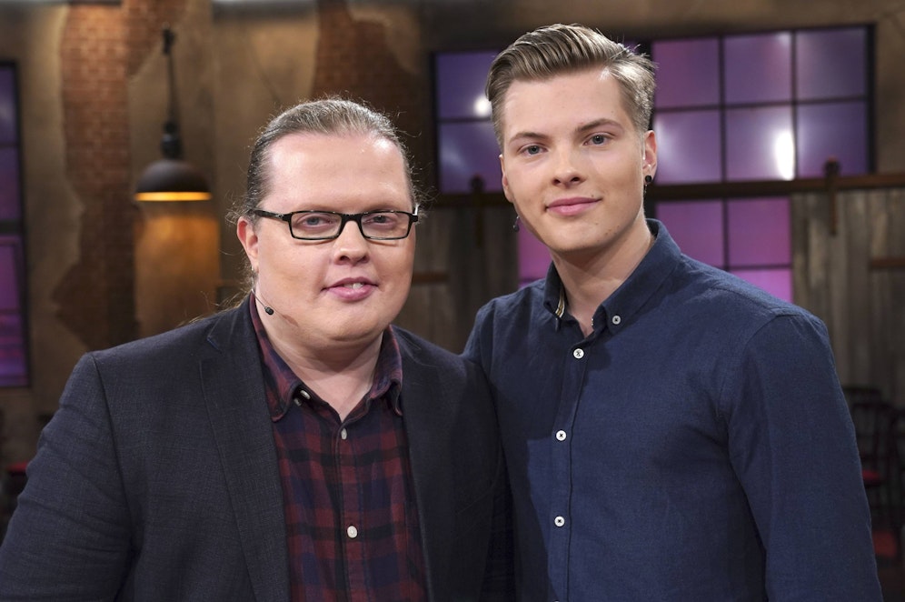 Angelo Kelly mit Sohn Gabriel Kelly im Jahr 2019