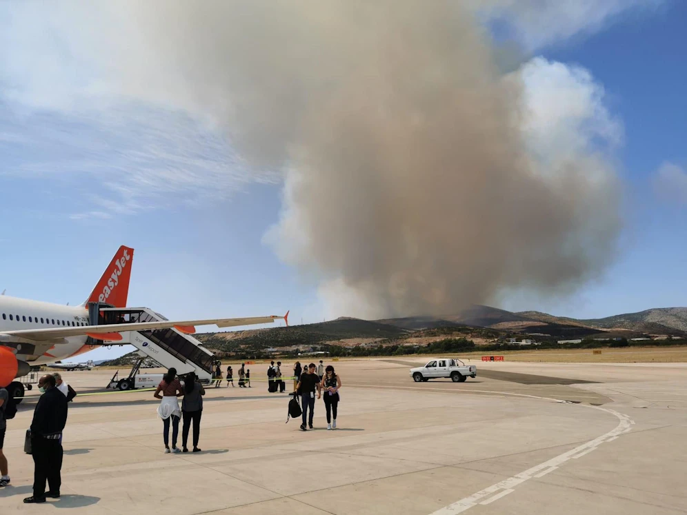 Ein News-Scout hat ein Foto nach dem Flug von Basel nach Split geschickt.