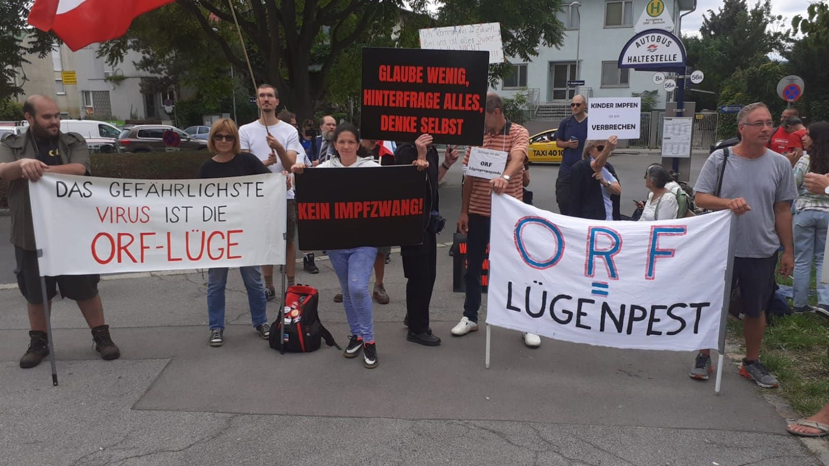 Demo am Küniglberg