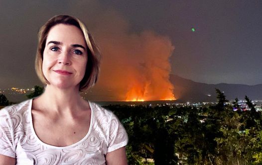 Karin Dückelmann Dublany erlebte das Feuer-Drama in Athen.