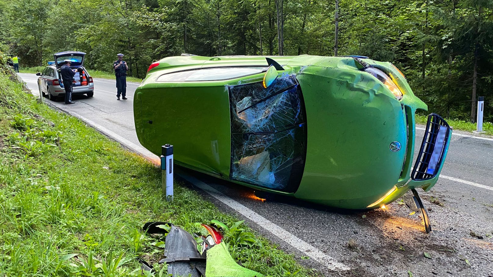 Der 34-jährige Autofahrer war bei dem Crash betrunken.