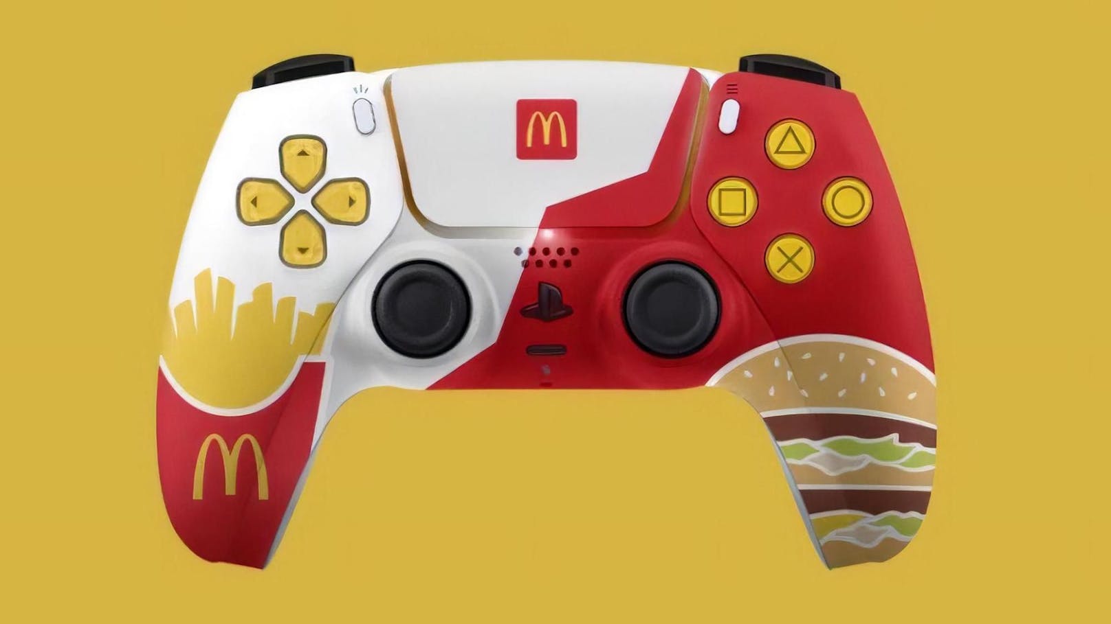 So sieht der PS5-Controller von McDonald’s aus. Dieser wird nun nicht mehr verschenkt.