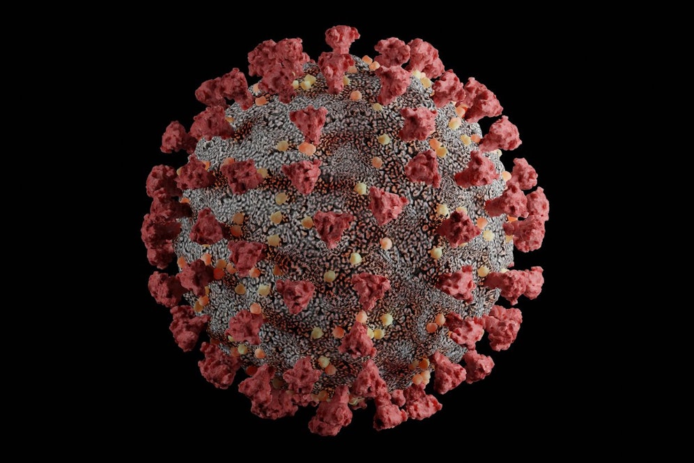 Eine weitere Variante des SARS-CoV-2-Virus: Lambda.