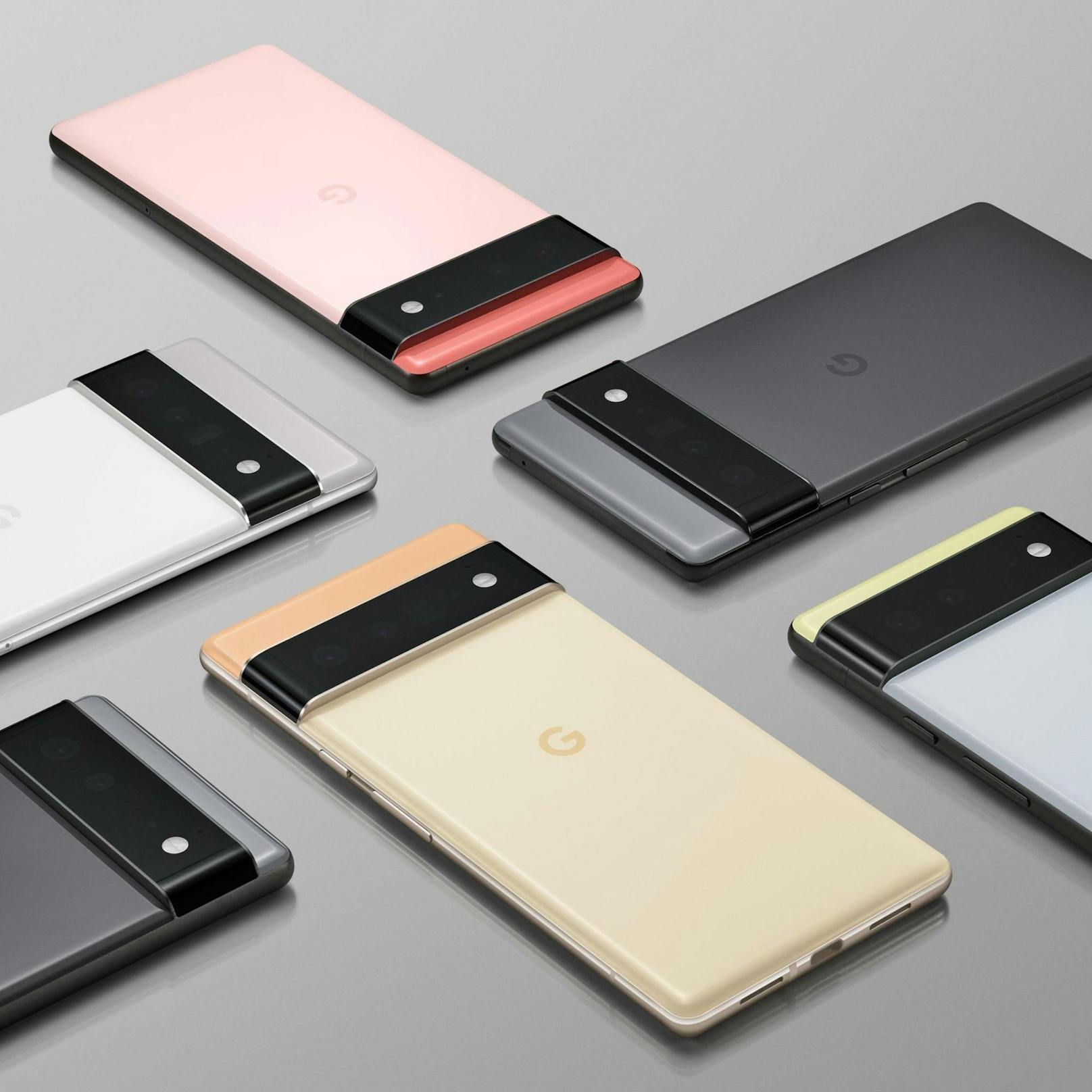 So sehen die neuen Pixel 6 Handys von Google aus.